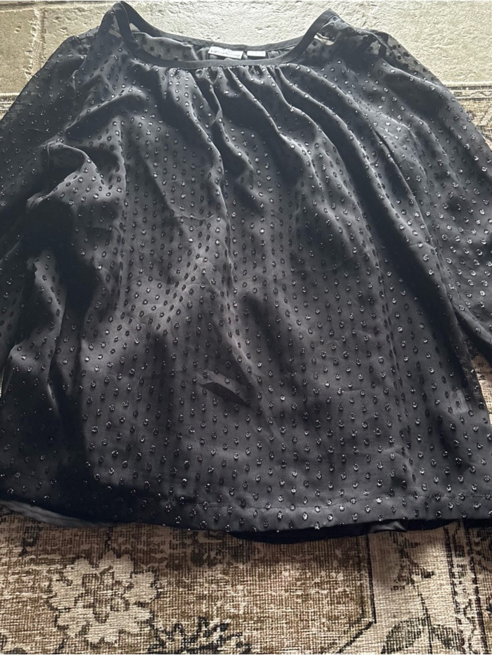 Liz Claiborne Black Beaded Women's Skirt
